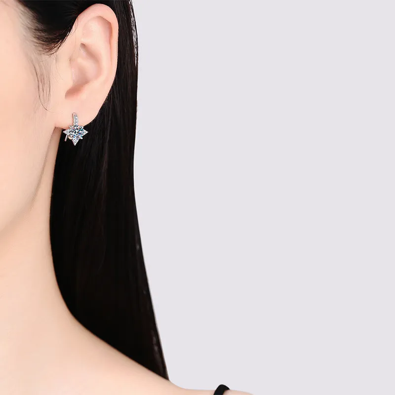 Octagonal Star Earrings – Luxury & Elegance