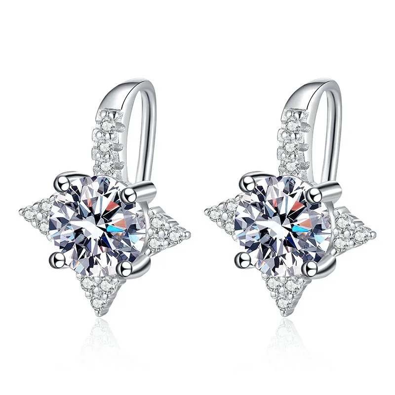 Octagonal Star Earrings – Luxury & Elegance