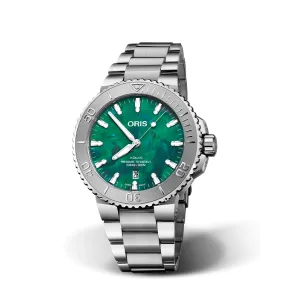 Oris Aquis X Bracenet - Green Dial