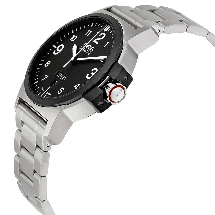 Oris BC3 Advanced Day Date Stainless Steel Bracelet Men's Watch 735-7641-4364MB 01 735 7641 4364-07 8 22 03