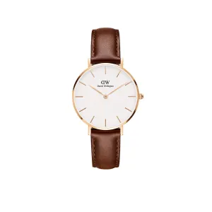 Petite 32mm St Mawes - Rose Gold & White Watch