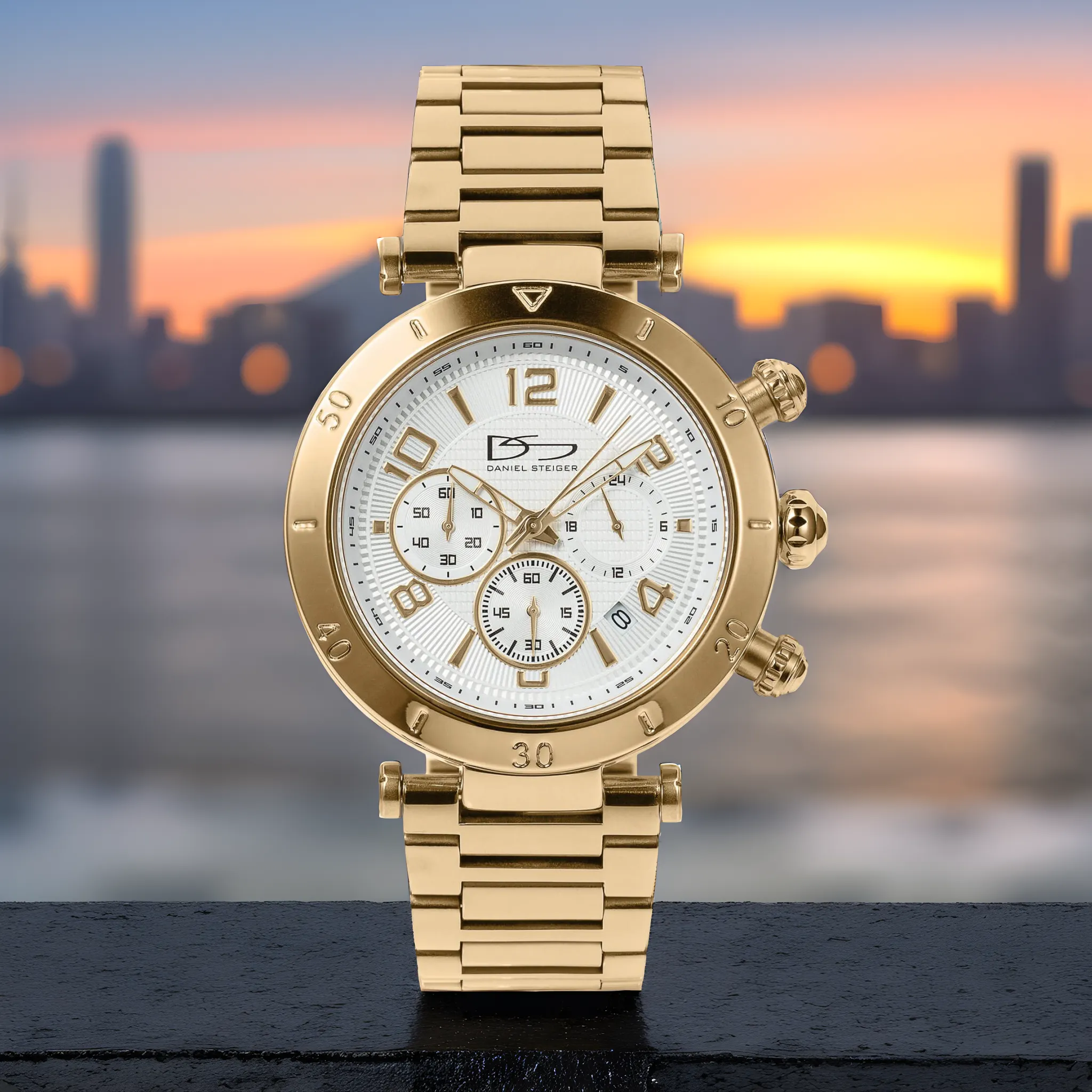 Pinnacle Gold Men's Watch