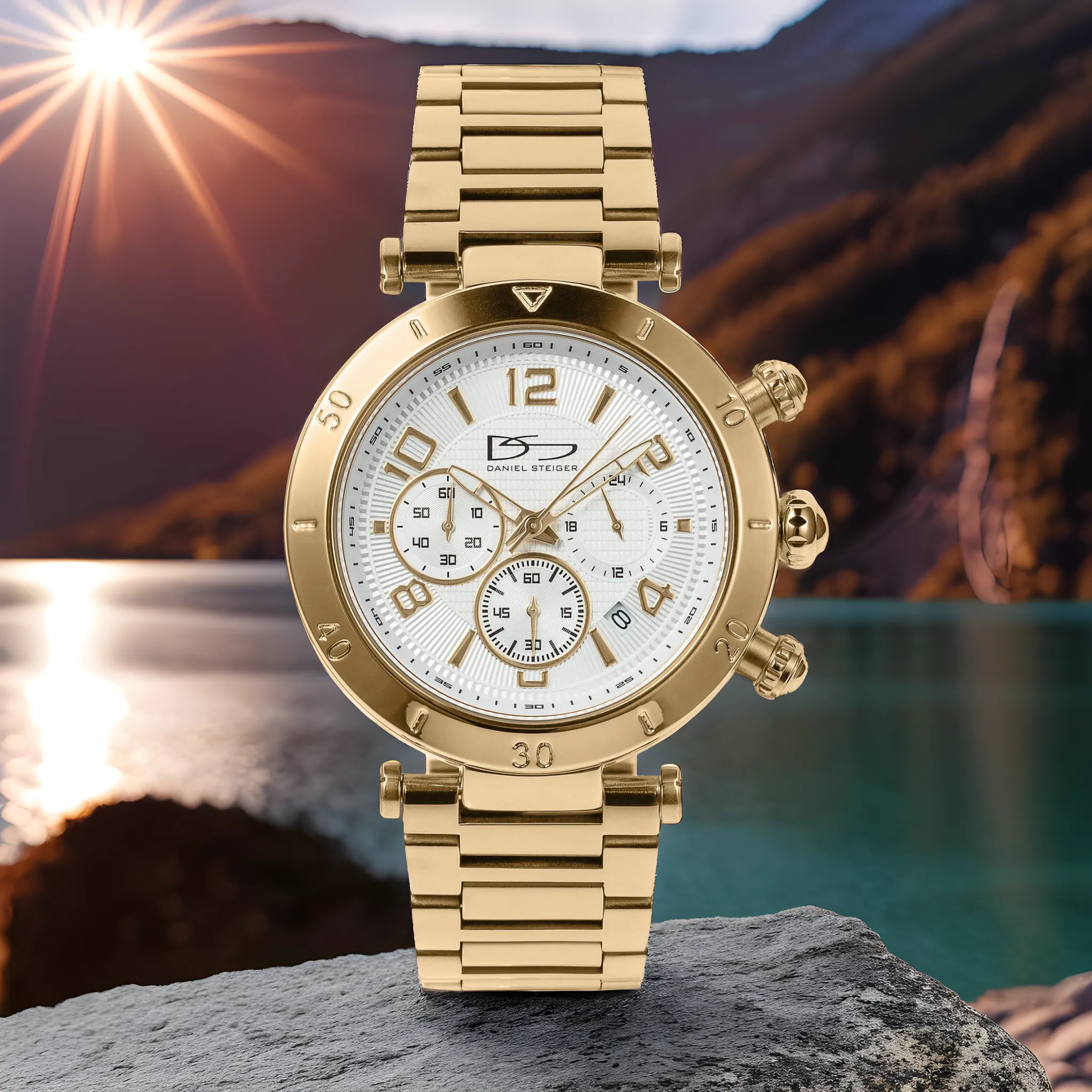 Pinnacle Gold Men's Watch