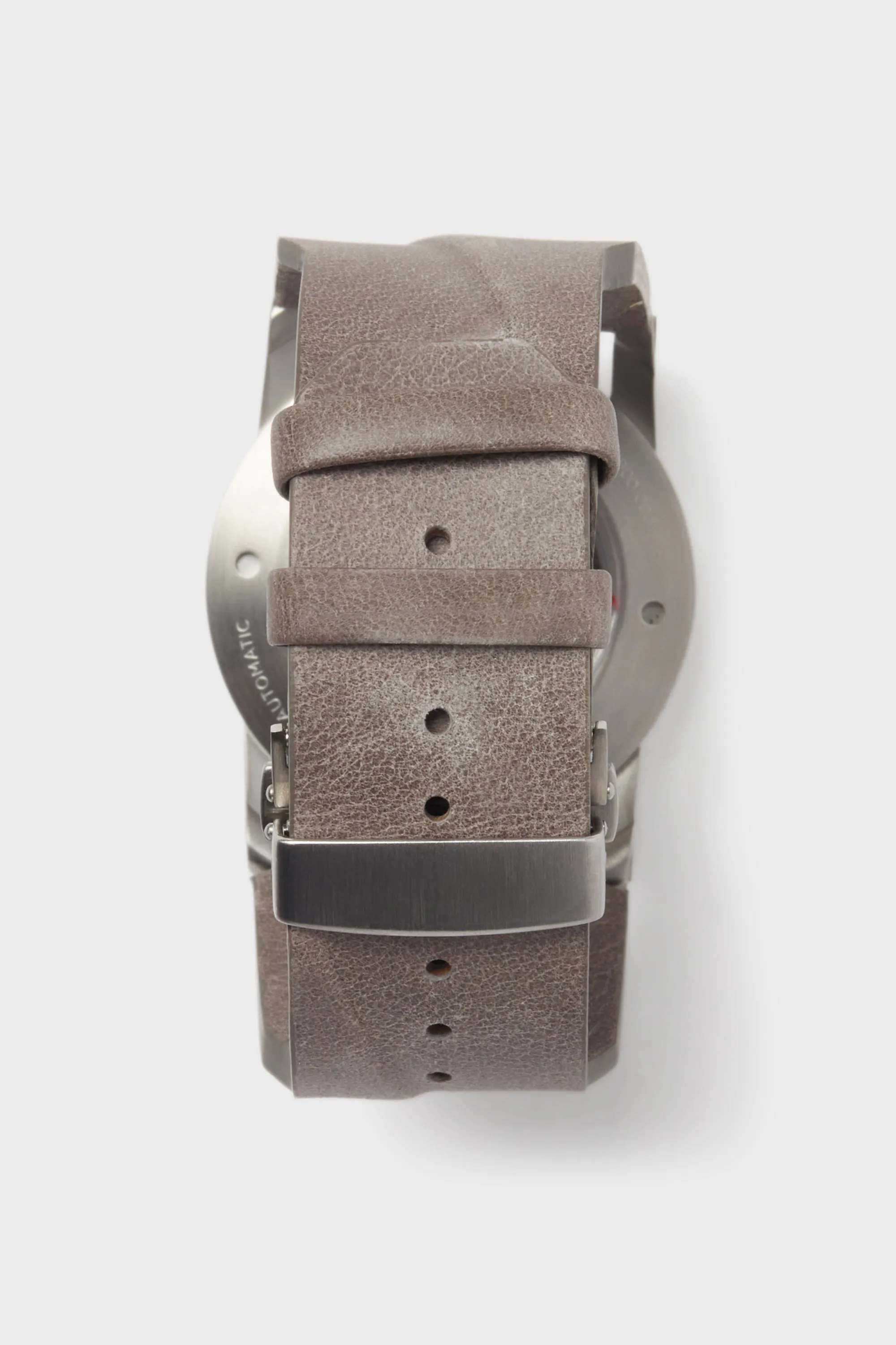 R413 SILVER SKELETON WATCH