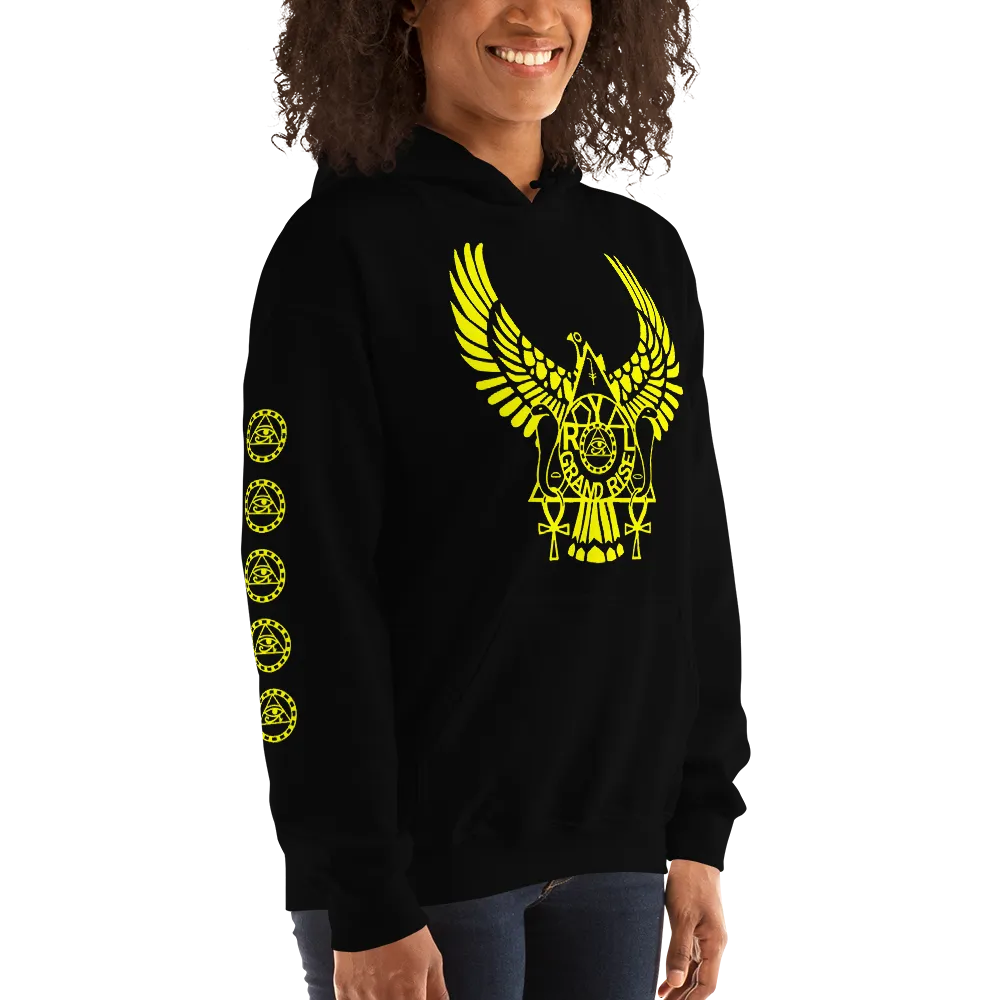ROYAL. | Urban Resort | RA PARTY ROYAL GRAND RISE Unisex Heavy Blend Hoodie YELLOW (4 VARIETIES)