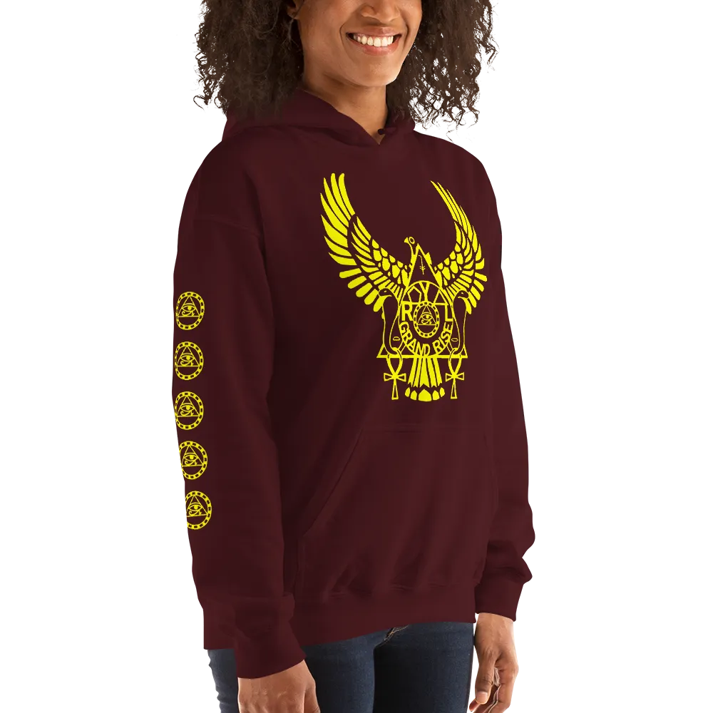 ROYAL. | Urban Resort | RA PARTY ROYAL GRAND RISE Unisex Heavy Blend Hoodie YELLOW (4 VARIETIES)