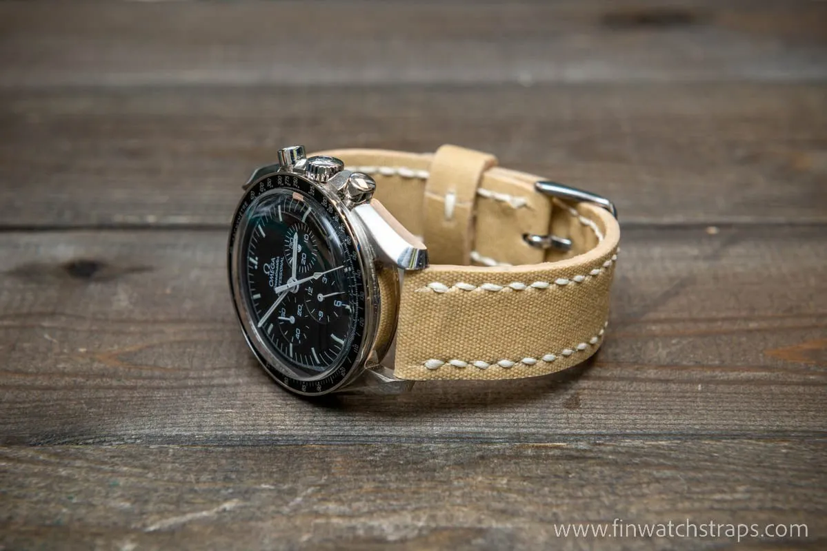Sailcloth Marine Canvas handmade watch straps by FinWatchStraps®