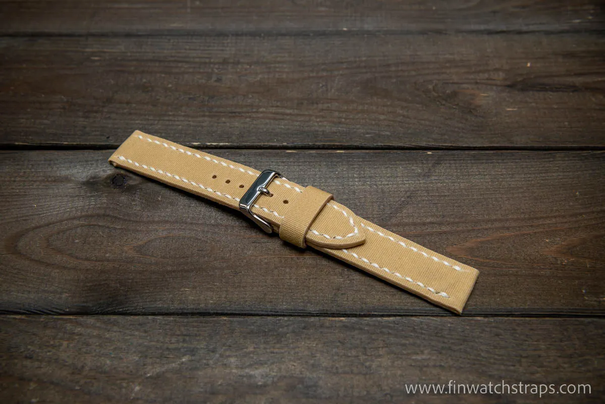 Sailcloth Marine Canvas handmade watch straps by FinWatchStraps®