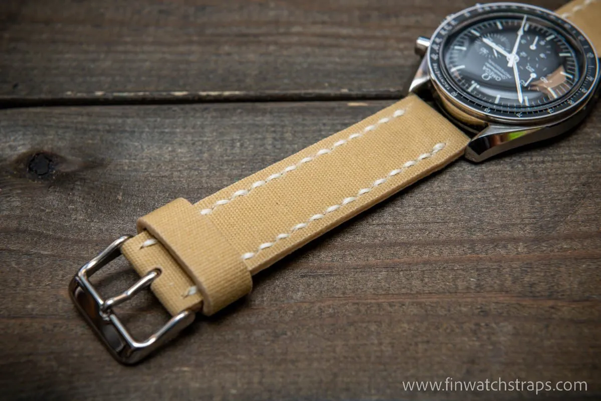 Sailcloth Marine Canvas handmade watch straps by FinWatchStraps®