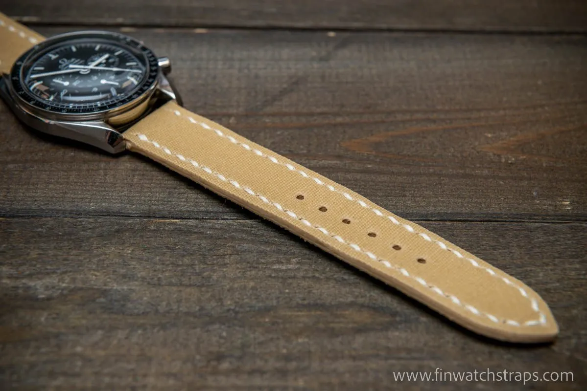 Sailcloth Marine Canvas handmade watch straps by FinWatchStraps®