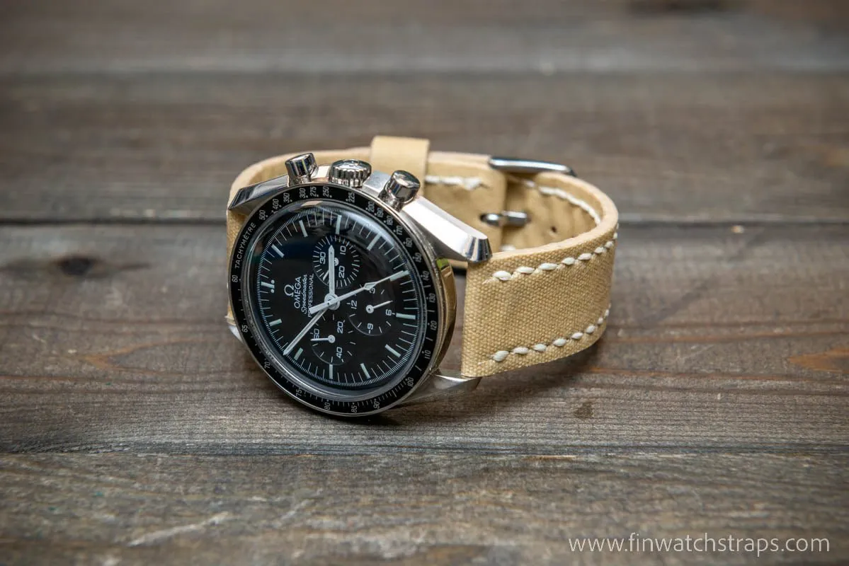 Sailcloth Marine Canvas handmade watch straps by FinWatchStraps®