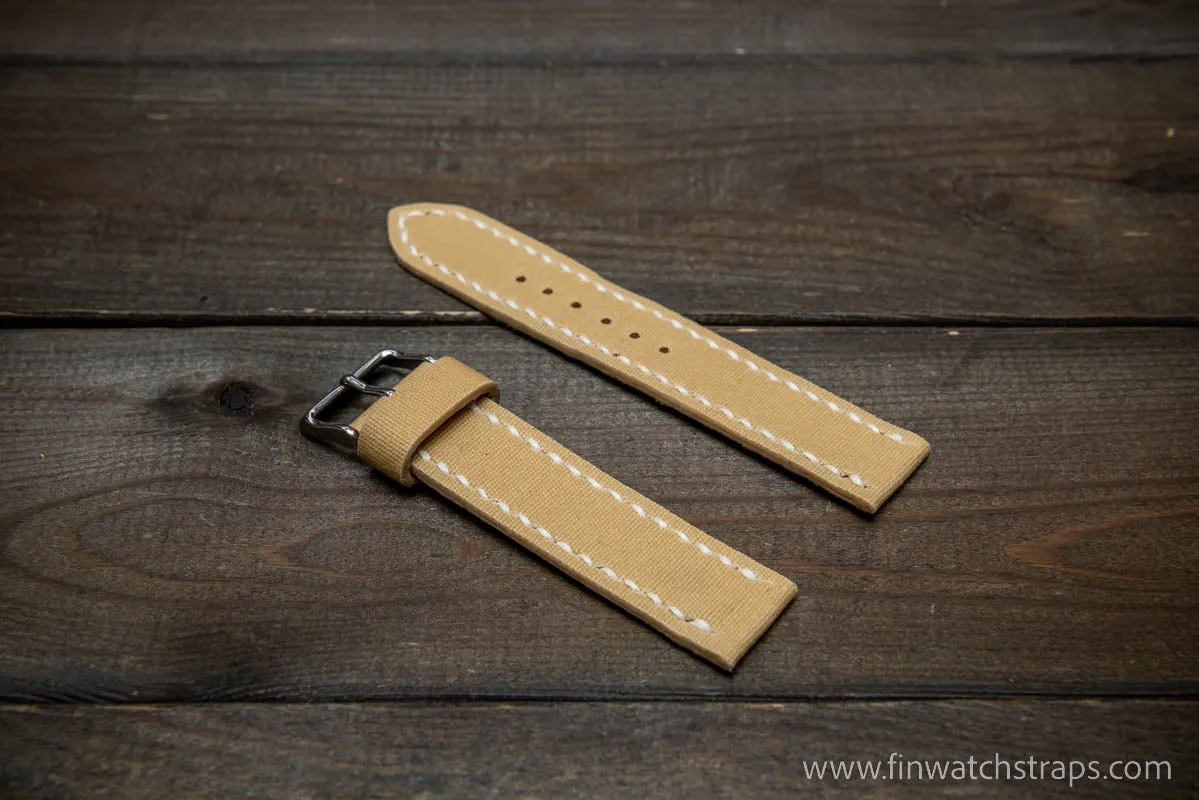 Sailcloth Marine Canvas handmade watch straps by FinWatchStraps®