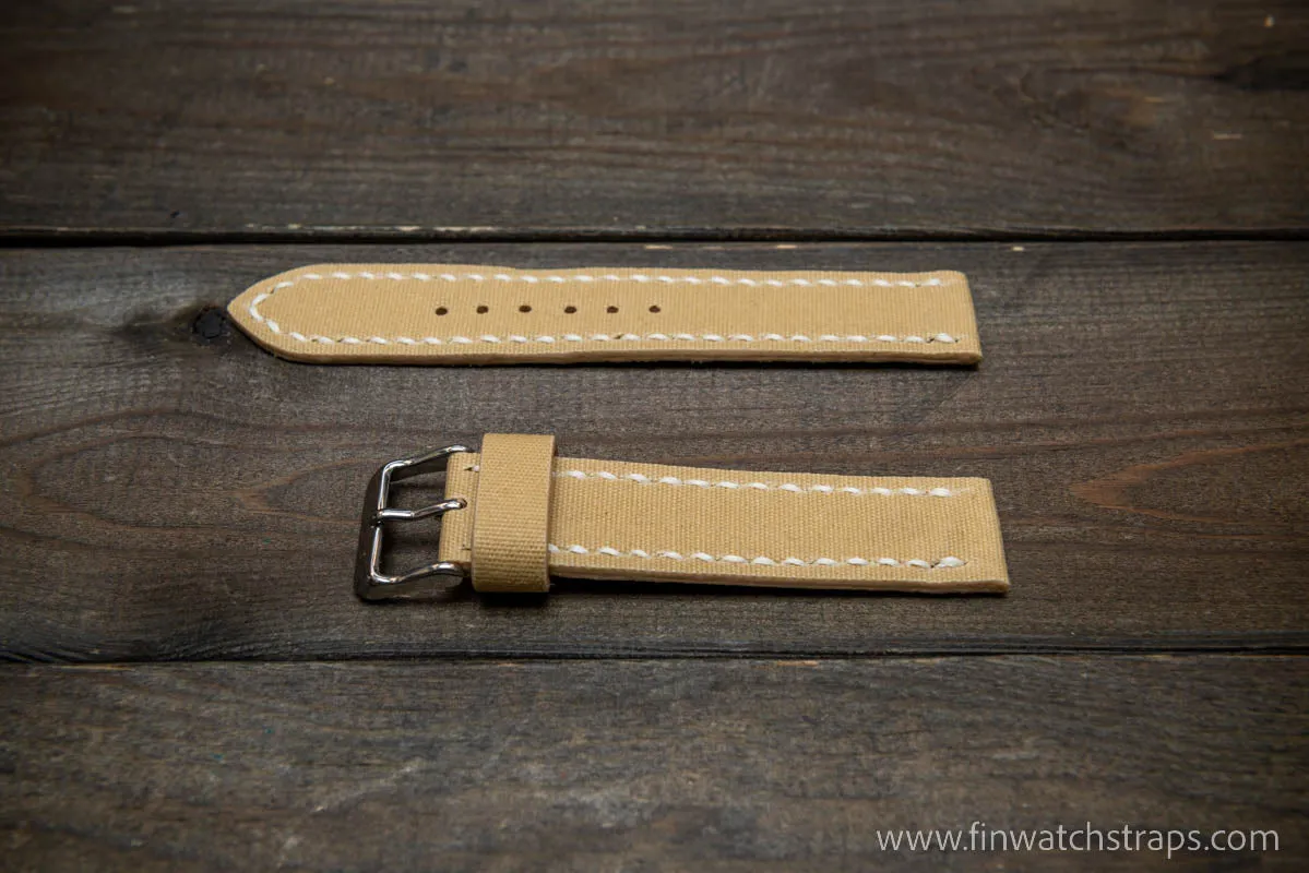 Sailcloth Marine Canvas handmade watch straps by FinWatchStraps®