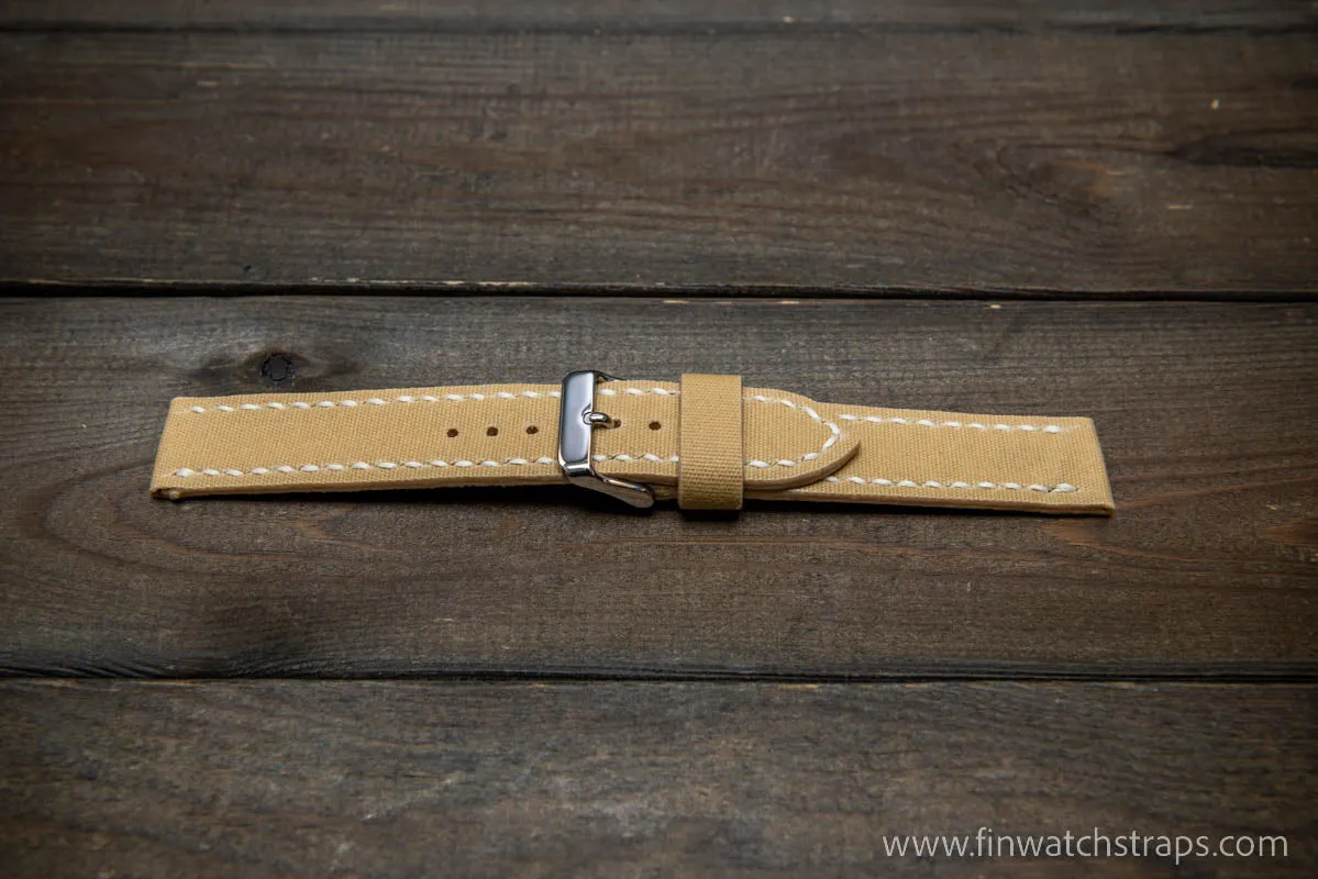 Sailcloth Marine Canvas handmade watch straps by FinWatchStraps®