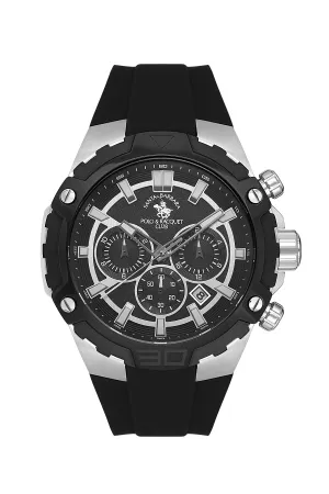Santa Barbara Polo & Racquet Club Quartz Black  Men SB.5.10002-2