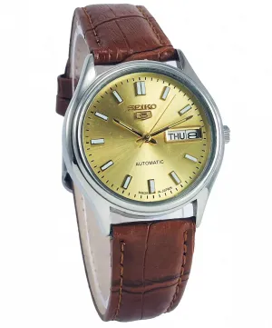 Seiko 5 Automatic-7009A White Dial 17 Jewels Day Date Men's Watch