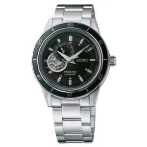Seiko Mens Black Dial Stainless steel Band Quartz Wrist watch - SSA425