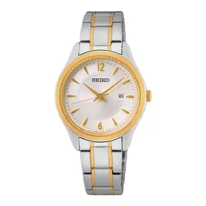 Seiko Womens Silver Dial Multicolor Band Stainless Steel Quartz Watch - SUR474