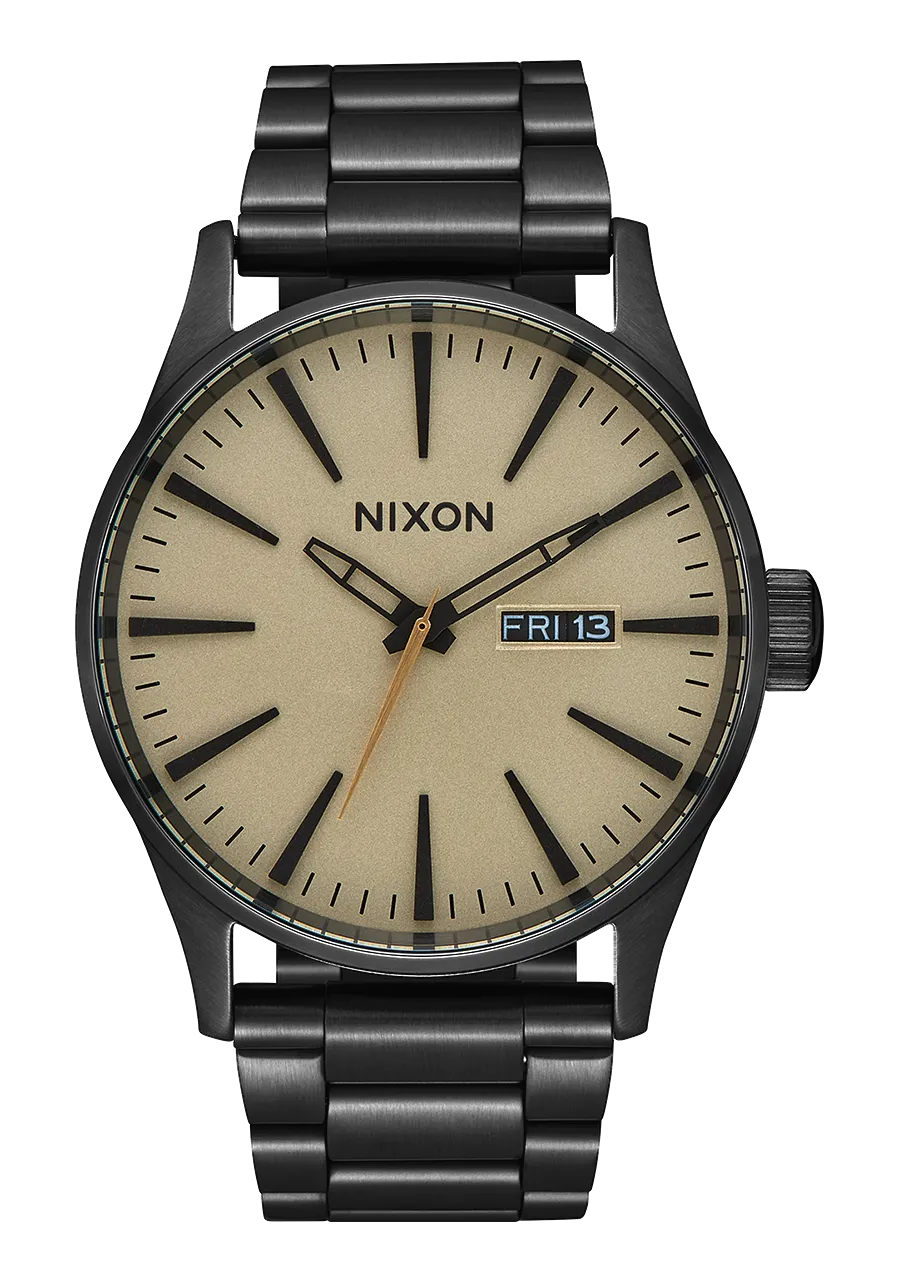Sentry Leather Band - Black Gator
