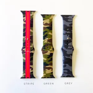 Silicone Apple Watch Band - Camo Collection