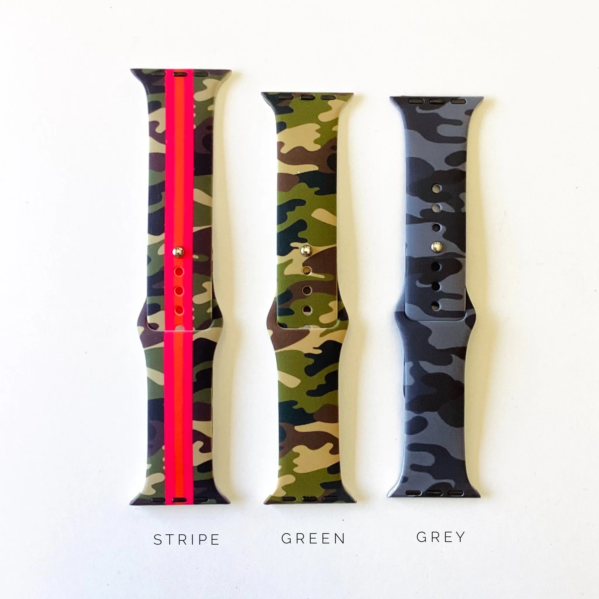 Silicone Apple Watch Band - Camo Collection
