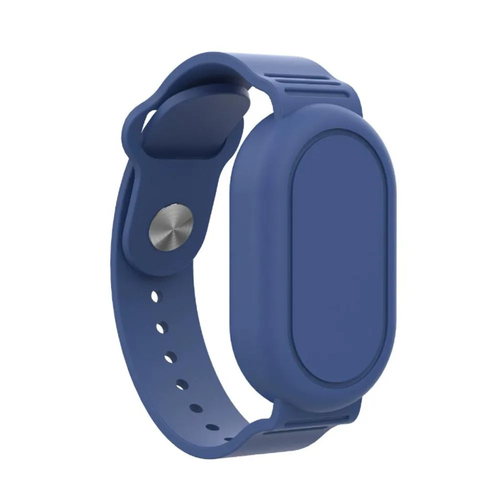 Silicone Bracelet Full Cover for Samsung Galaxy SmartTag 2 Watch  Case with Wristband Blue