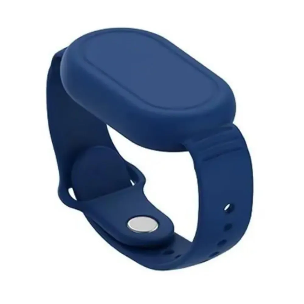 Silicone Bracelet Full Cover for Samsung Galaxy SmartTag 2 Watch  Case with Wristband Blue