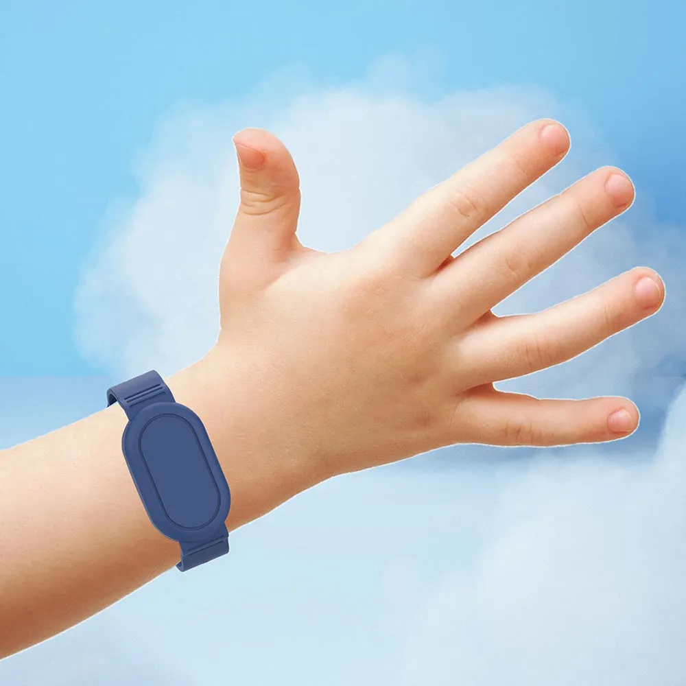 Silicone Bracelet Full Cover for Samsung Galaxy SmartTag 2 Watch  Case with Wristband Blue