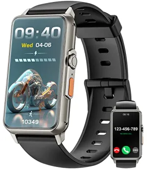 Smart Watch for Men Women Answer/Make Call,1.57" Activity Fitness Tracker IP67 Waterproof, Smart Watches for Android iPhone, Fitness Watch with Blood Oxygen Heart Rate Sleep Monitor Pedometer