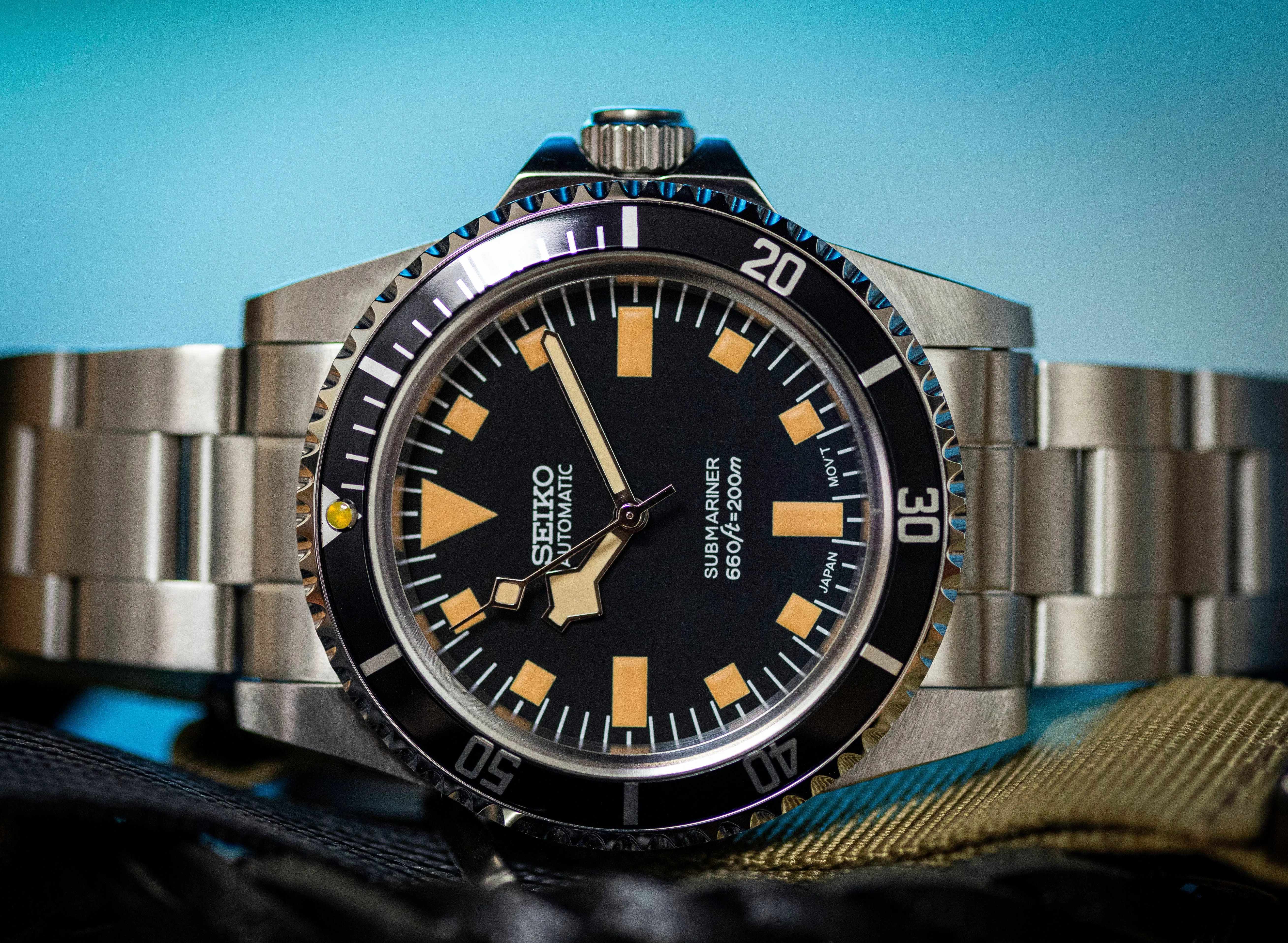 SnowFlake Milsub - Custom Mod Watch