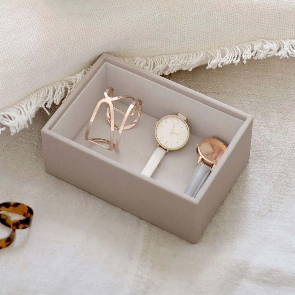 Stackers Mini 1 Compartment Deep Jewellery Tray Taupe