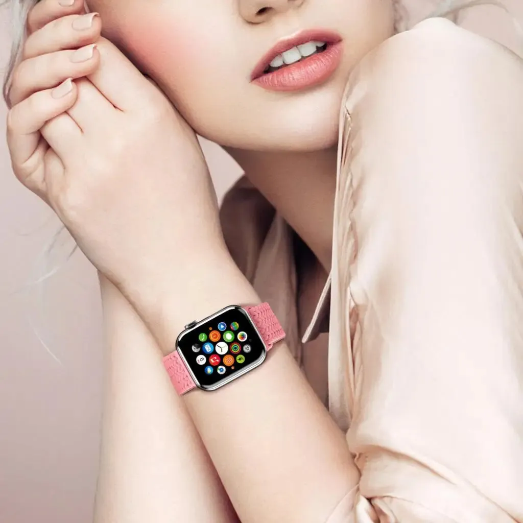 Strap For Apple watch band 46mm 45mm 44mm 49mm 40mm 41mm 42mm Braided loop correa bracelet iWatch series 10 8 9 7 5 se 6 4 Ultra