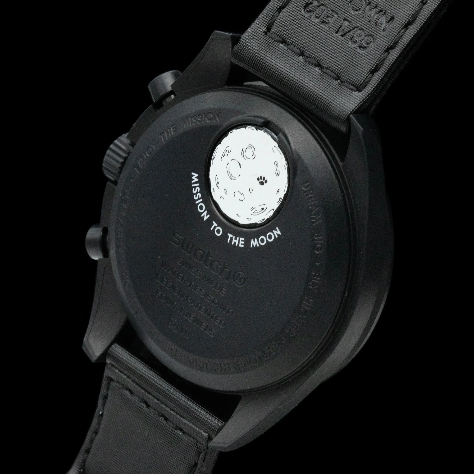 Swatch - 2024 Mission to MoonPhase 'New Moon Snoopy'