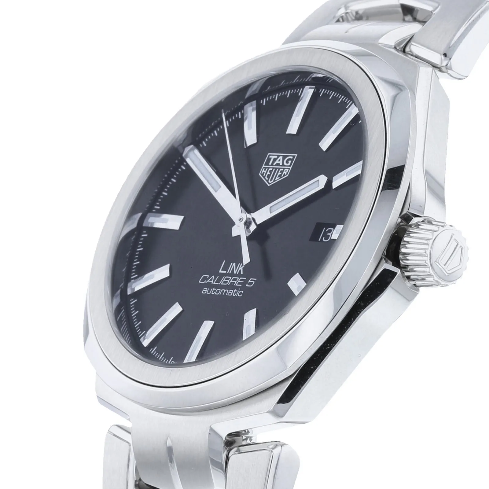 TAG Heuer Link Calibre 5 Mens 41mm Automatic Date Watch WBC2110.BA0603