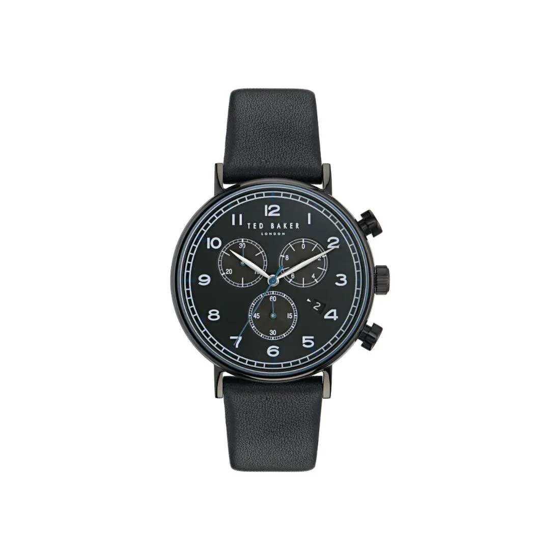 Ted Baker TB TIMELESS Men 41 mm Black Dial Chronograph Watch - BKPBAF304