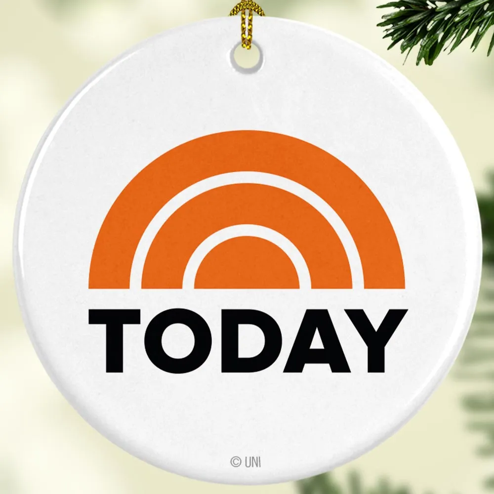 TODAY Logo Double-Sided Ornament