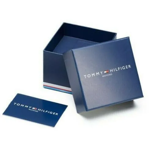 Tommy Hilfiger Men's 1791204 Stainless Steel Casual Sport Watch With Blue Silicone Band