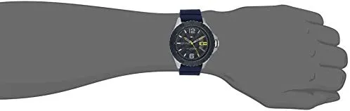 Tommy Hilfiger Men's 1791204 Stainless Steel Casual Sport Watch With Blue Silicone Band