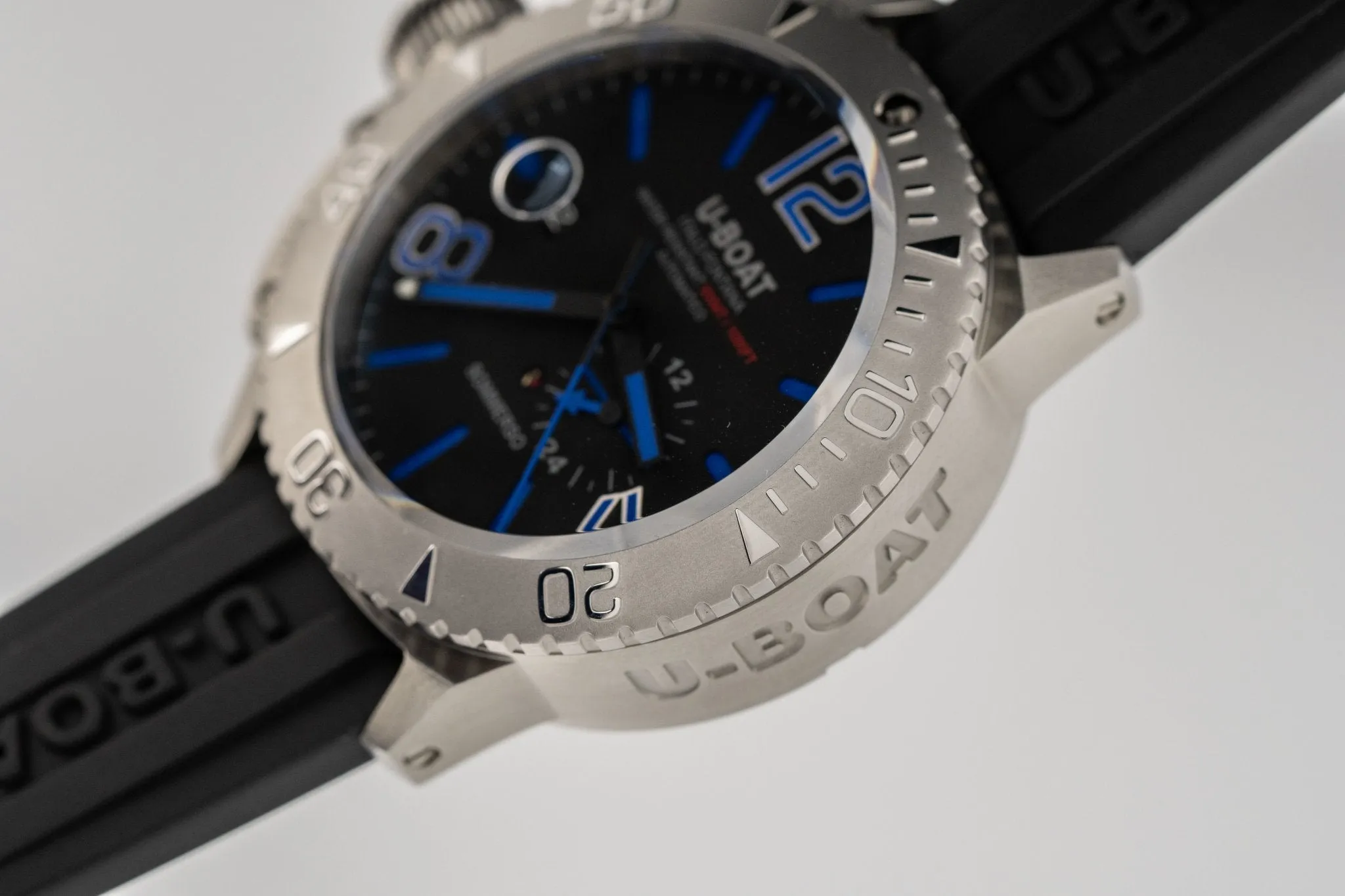 U-Boat Watch Automatic Watch Sommerso Diver Blue 9014