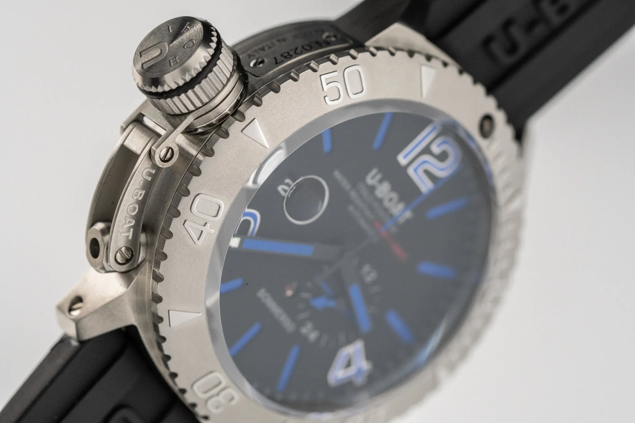 U-Boat Watch Automatic Watch Sommerso Diver Blue 9014