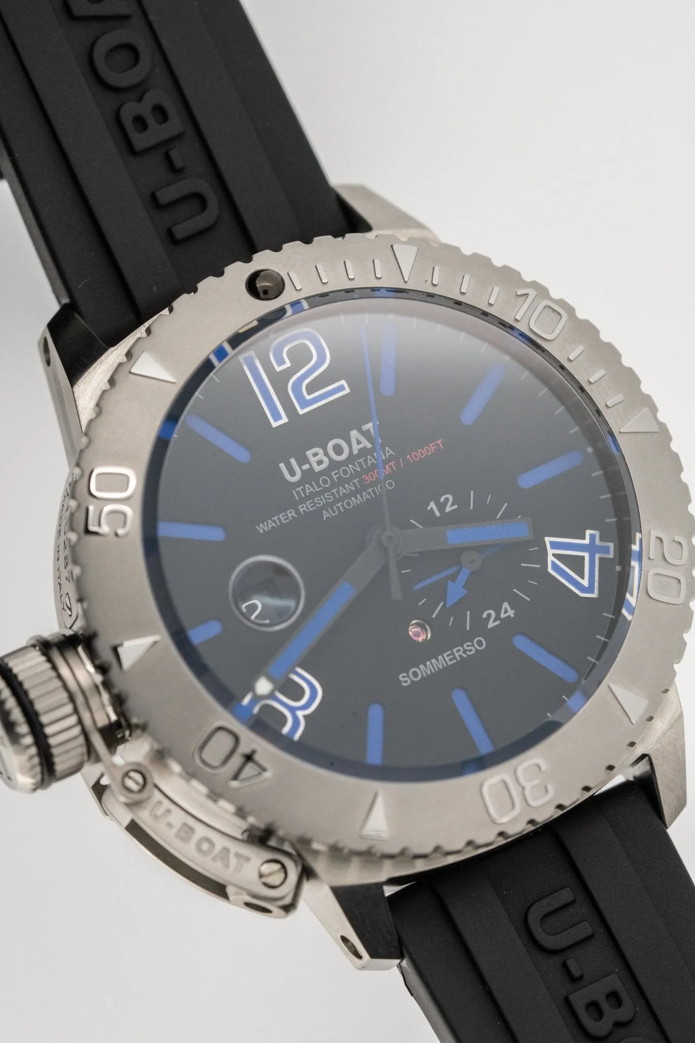 U-Boat Watch Automatic Watch Sommerso Diver Blue 9014