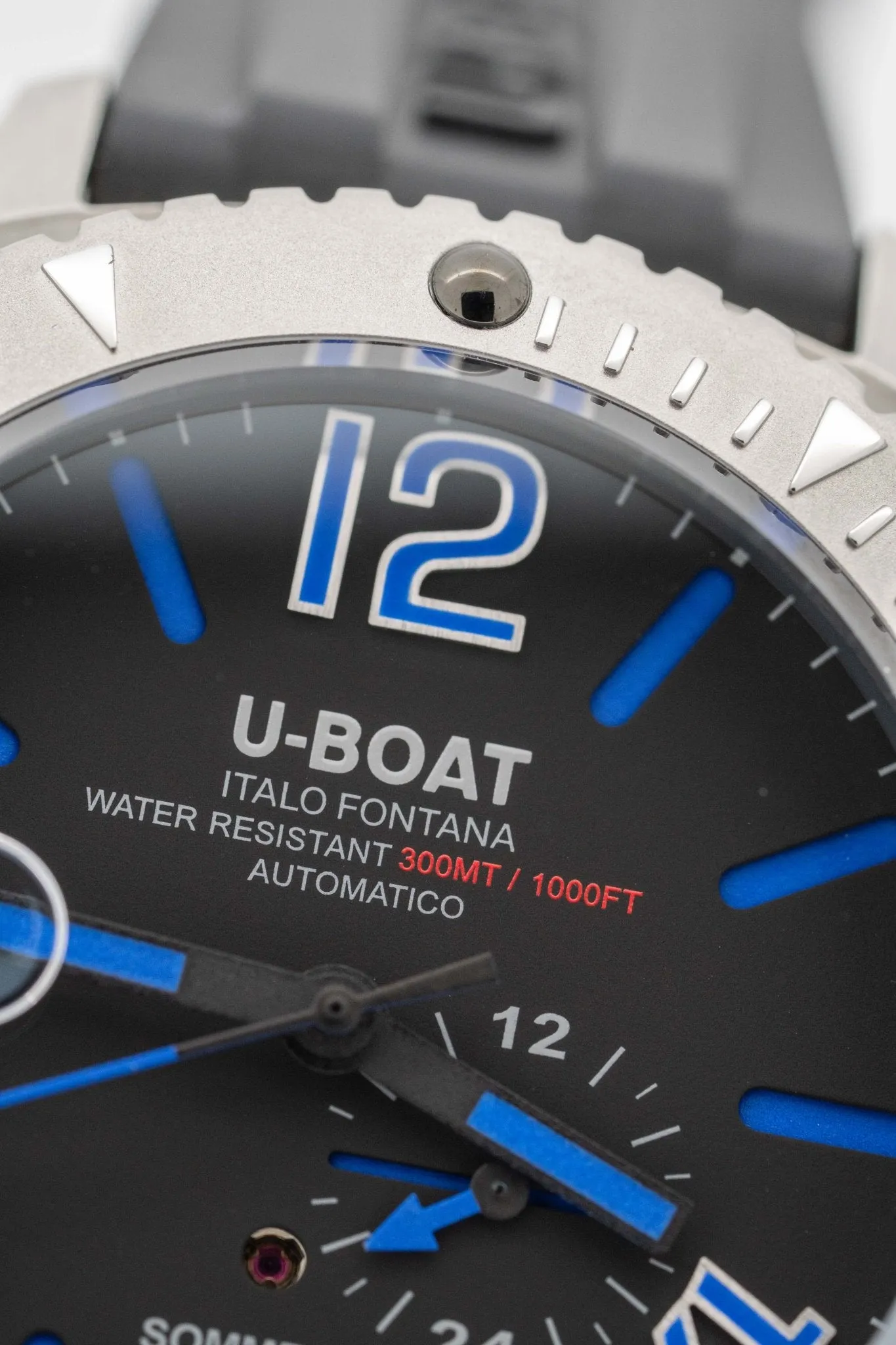 U-Boat Watch Automatic Watch Sommerso Diver Blue 9014