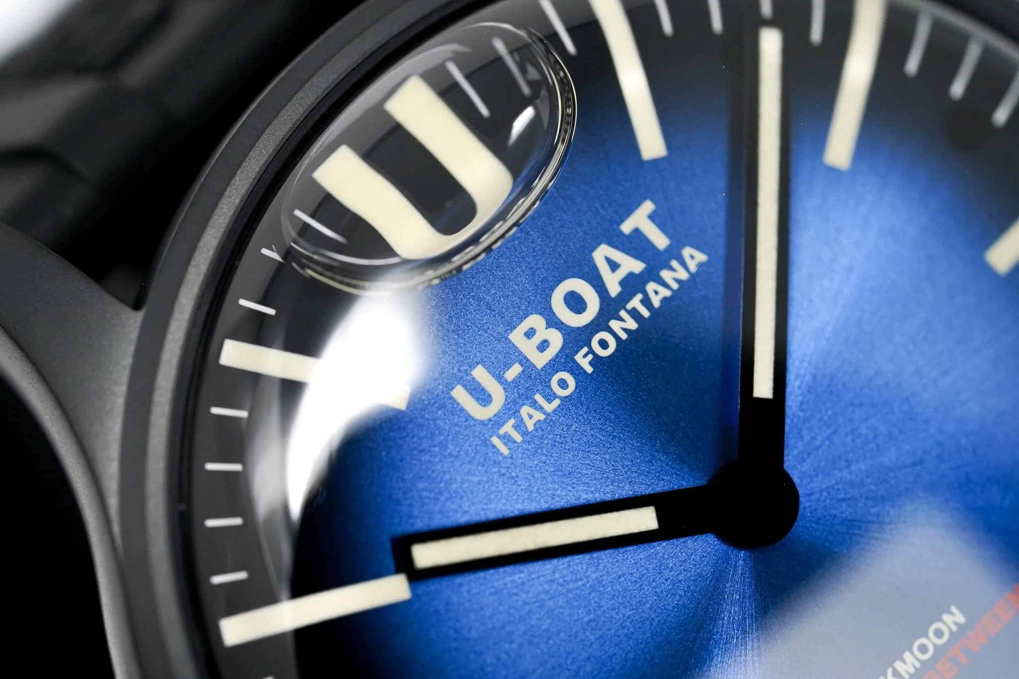 U-Boat Watch Darkmoon 44 Blue Soleil IP Black 8700/C