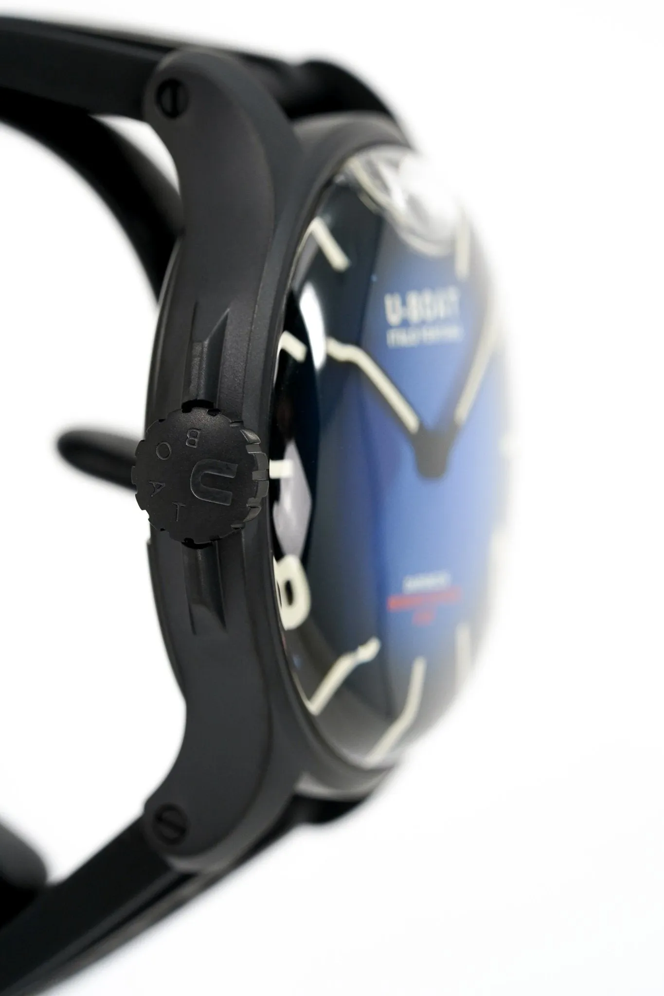 U-Boat Watch Darkmoon 44 Blue Soleil IP Black 8700/C