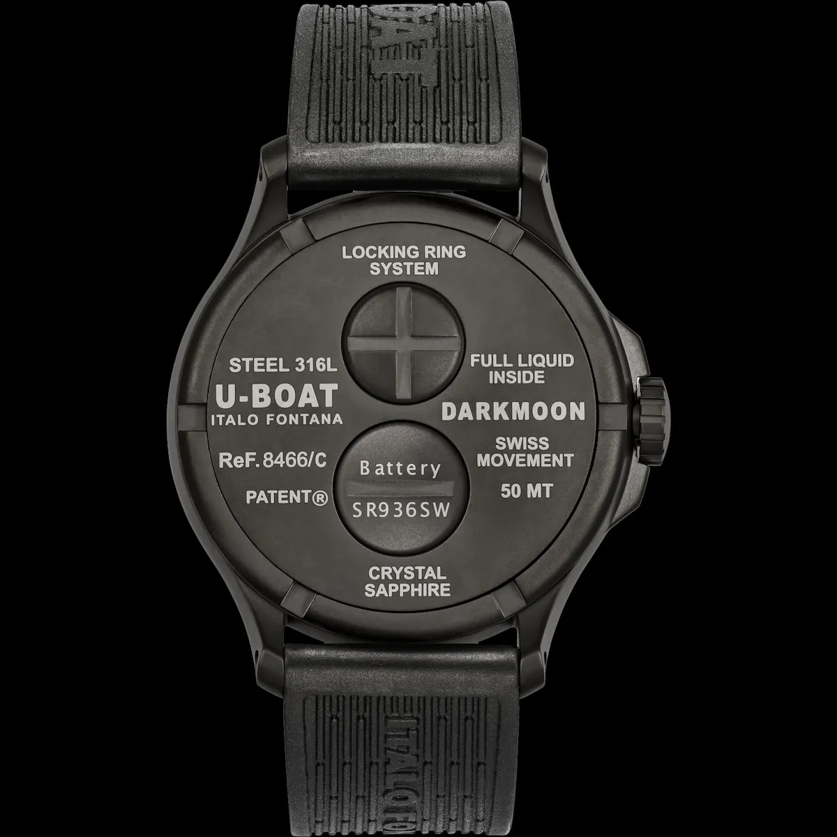 UB Watch Darkmoon 44 Red Glass PVD