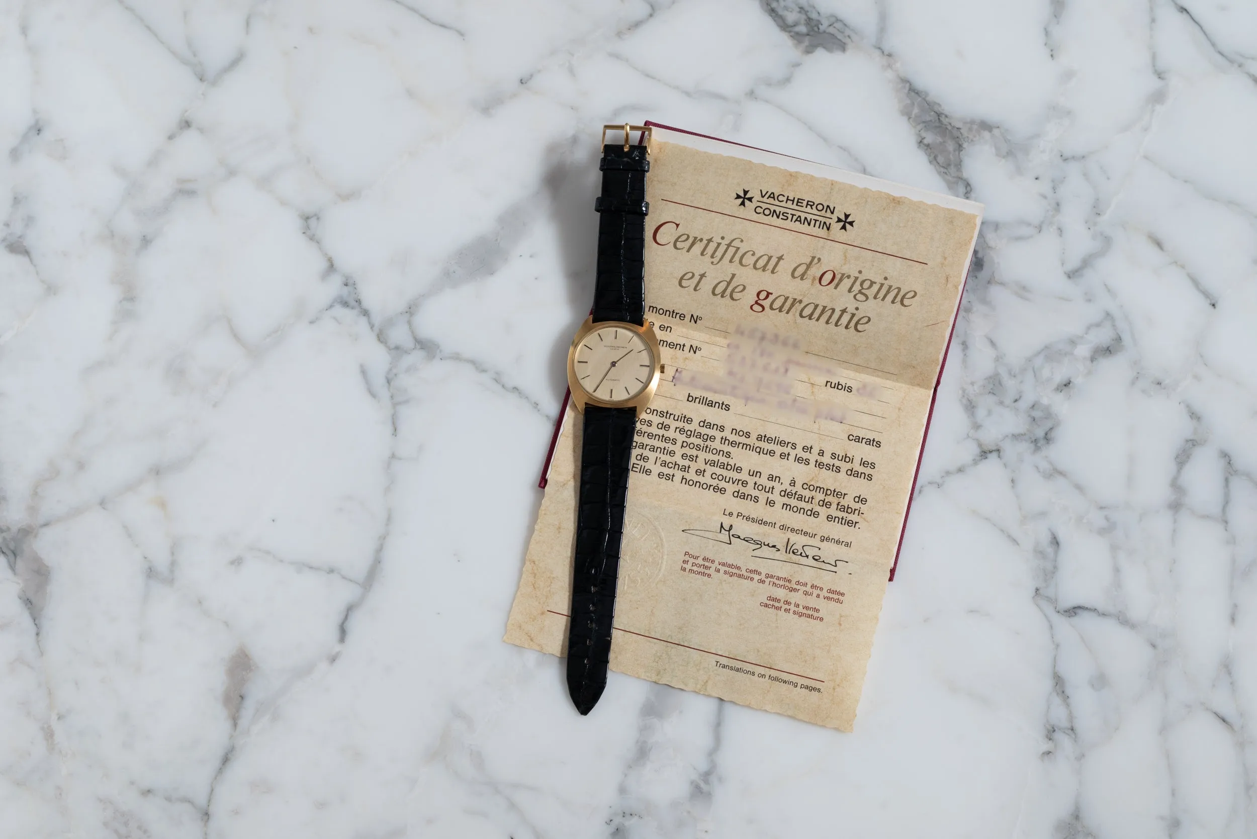 Vacheron Constantin Ultra Thin Cushion Case Dress Watch