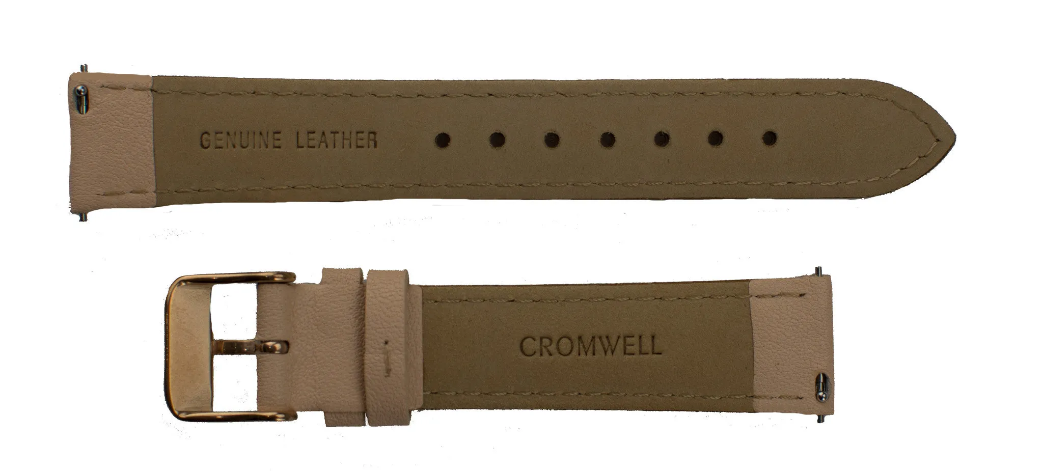 Watch Band- 18mm Nude w/rose gold buckle (For 36mm and 38mm watch cases)