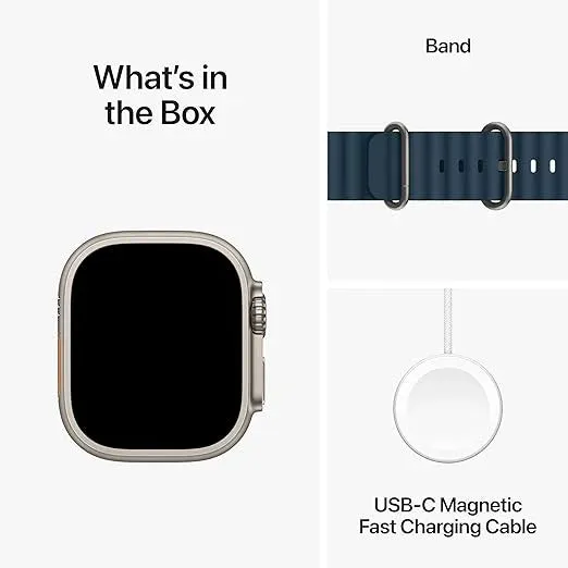 Watch Ultra | 2nd Generation | Premium Quality | 49mm | Fitness Tracker | Action Button | Extra-Long Battery Life | Bright Retina Display