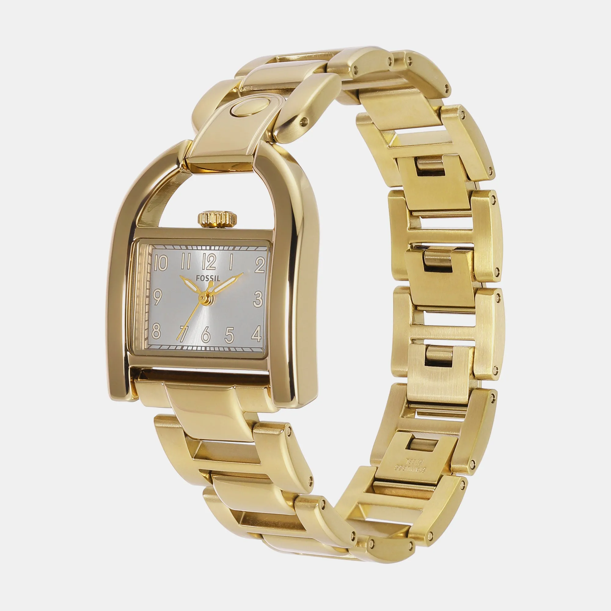 Women Silver Analog Stainless Steel Watch ES5327
