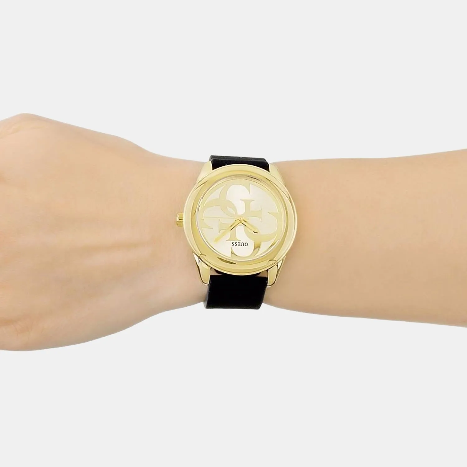 Women's Gold Analog Silicon Watch W0911L3